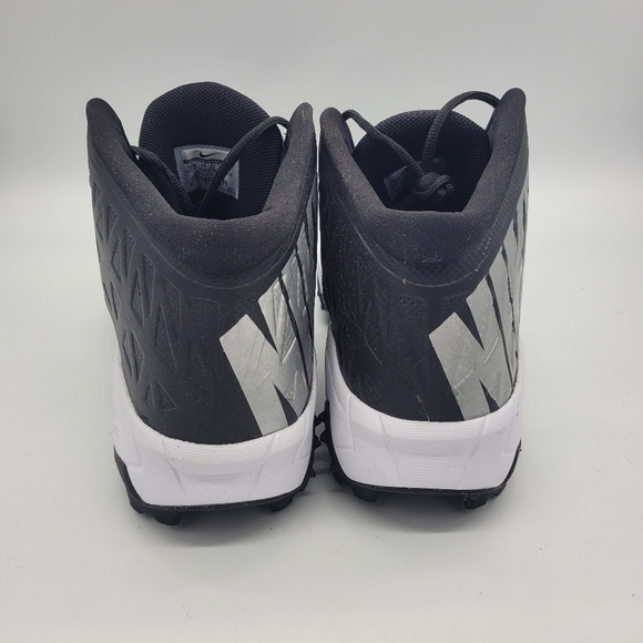 Nike Zoom Code Elite 3/4 TD Football Cleats Black/Silver Men Size 18 Wide - Picture 5 of 15